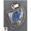 Image 1 : #299- NATURAL LABRADORITE PENDANT