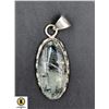 Image 1 : #304-NATURAL PHRENITE PENDANT