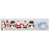 Image 1 : 4 X X-MAS SALT/PEPPER SHAKERS SETS