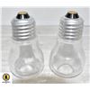 LIGHTBULB SALT/PEPPER SHAKER SET