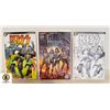 Image 1 : THREE KISS COMICS #1 VARIANT COVERS