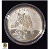 Image 1 : 2014 CANADIAN $20 FINE SILVER COIN "BOBCAT"