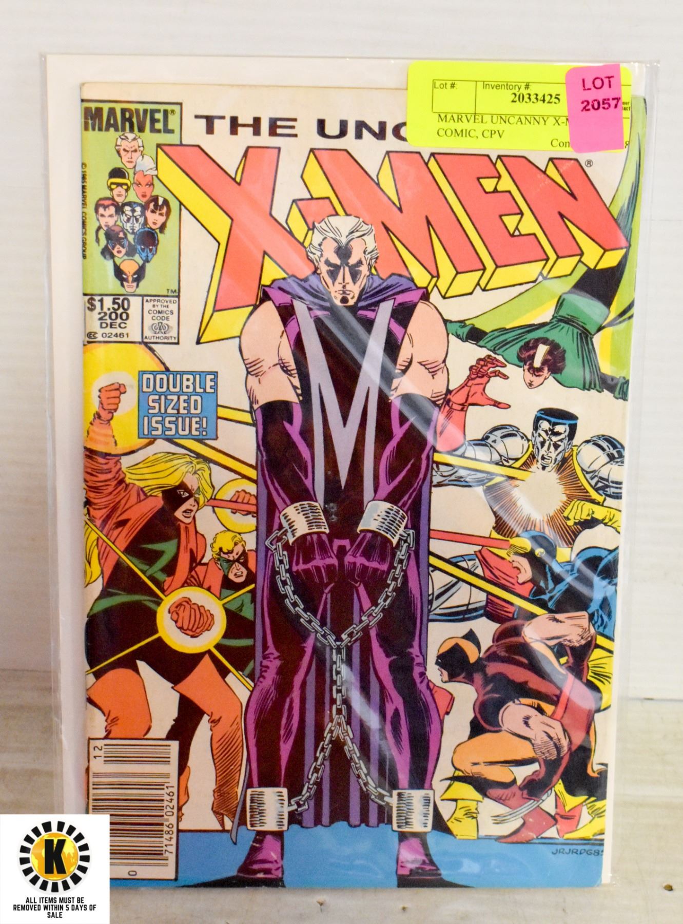 MARVEL UNCANNY XMEN 200 COMIC, CPV