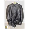 EDMONTON KEN WORTH LEATHER JACKET SIZE M