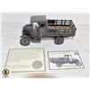 Image 1 : CHEVY SERIES D 1923 1 TON TRUCK AND COA,