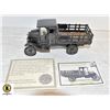 CHEVY SERIES D 1923 1 TON TRUCK AND COA,