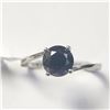 Image 1 : BZ1216-57 14K WHITE GOLD BLACK DIAMOND RING (6.5)