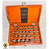 Image 1 : SELF TAPPING DRILL BIT SET IN WOOD STORAGE CASE