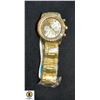 Image 1 : NEW GEVENA GOLD COLOR QUARTZ WATCH