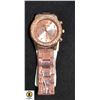 NEW GEVENA ROSE GOLD COLOR QUARTZ WATCH