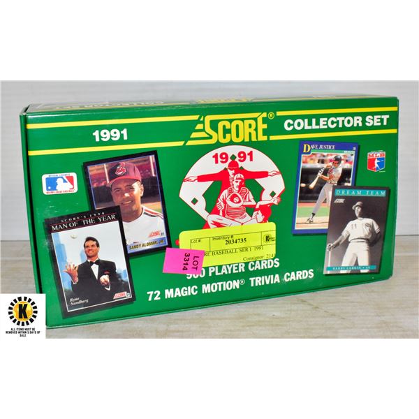 SCORE BASEBALL SER I  1991