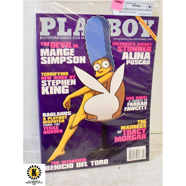 THE SIMPSONS PLAYBOY MARGE SIMPSON SEALED the-simpsons-playboy-marge-simpson-sealed