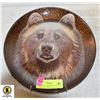 Image 1 : 10 INCH COLLECTOR WALL PLATE "GRIZZLY" - #28/200