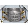 Image 1 : CALAMITY JANE WIDE LEATHER GRAPHIC BRACELET IN BOX