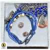 Image 1 : WATCH, NECKLACES & EARRINGS ESTATE JEWELRY