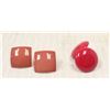 Image 1 : PINK METAL EARRINGS PAIR