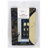 Image 1 : NEW MOON THEME PRINTED MICROFIBER FABRIC SHOWER