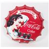 Image 1 : NEW 8" DIAMETER BOTTLE CAP SHAPED METAL WALL ART