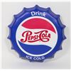 Image 1 : NEW 8" DIAMETER BOTTLE CAP SHAPED METAL WALL ART