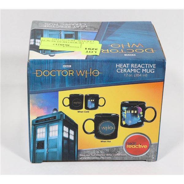 NEW DR.WHO HEAT REACTIVE CERAMIC MUG (12-OZ)