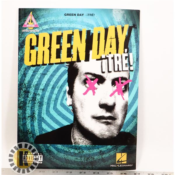 GREEN DAY TRE'! MUSIC BOOK