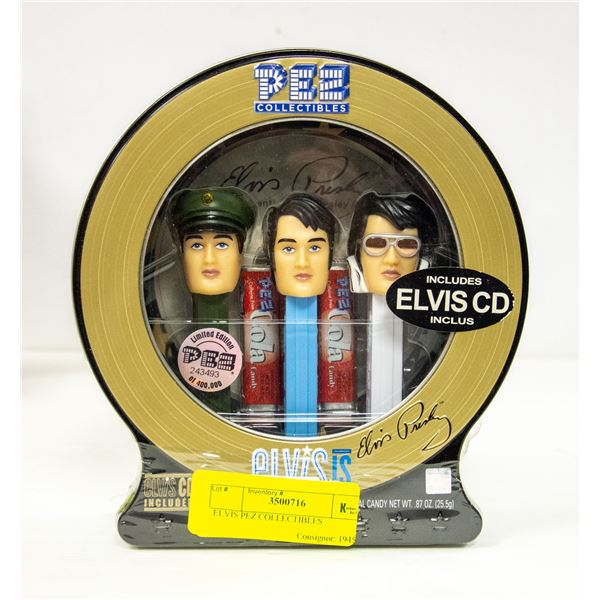 ELVIS PEZ COLLECTIBLES