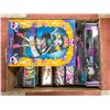 BOX WITH 8 MONSTER HIGH COLLECTIBLE DOLLS