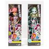 LOT OF 2 MONSTER HIGH COLLECTIBLE DOLLS