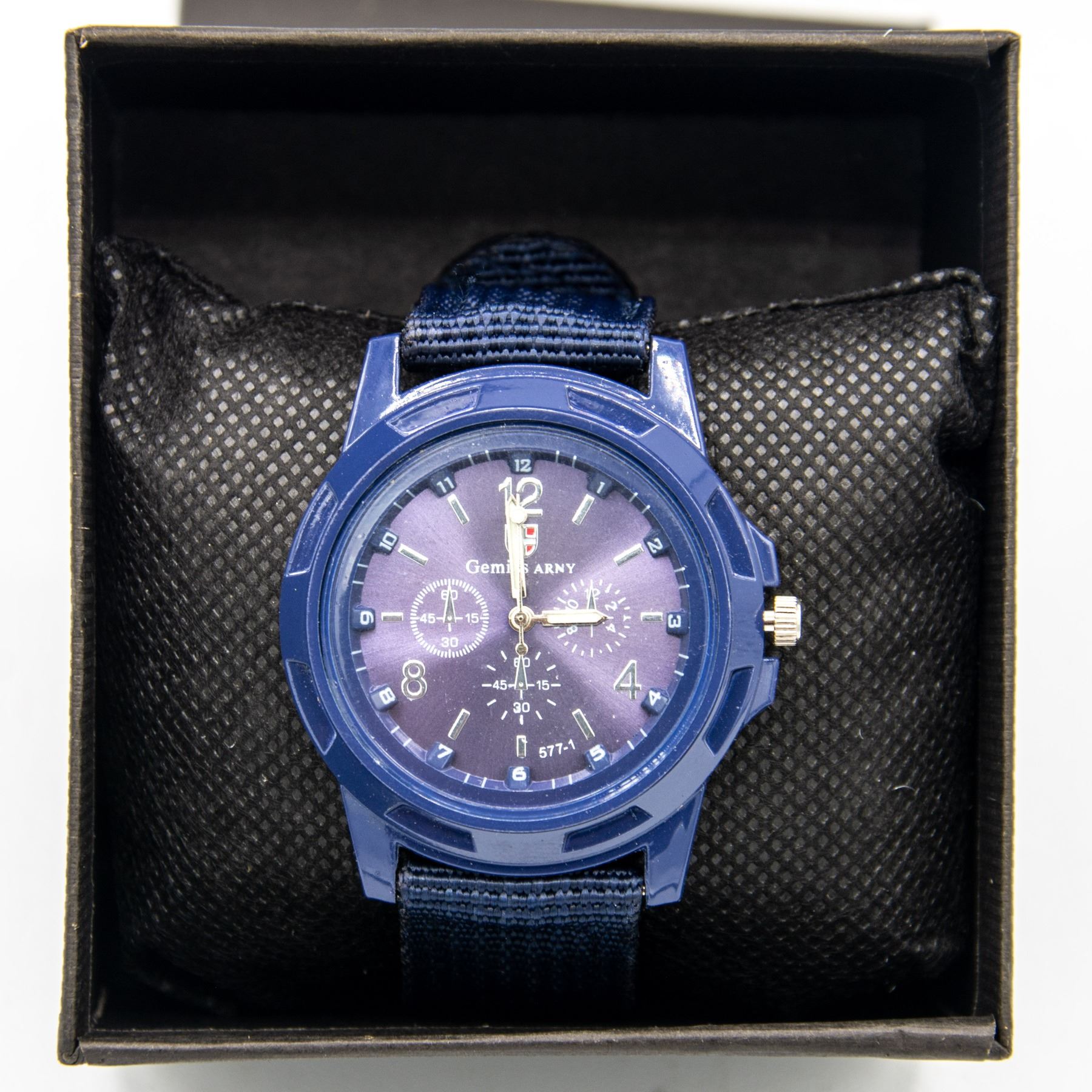 Genius Army NEW GENIUS ARMY WATCH BLUE ON BLACK