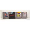 Image 1 : NINTENDO SUPER NES SET OF 4 GAMES