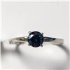 Image 1 : BZ1204-60 14K NATURAL BLUE DIAMOND RING