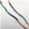 Image 1 : BZ1204-53 10K RUBY EMERALD & SAPPHIRE NECKLACE