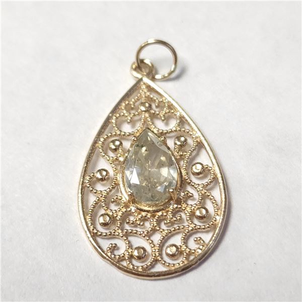 BZ1204-63 14K DIAMOND PENDANT