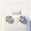 Image 1 : BZ1193-51 10K WHITE GOLD MOISSANITE EARRINGS