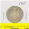 Image 1 : 1961 CANADIAN SILVER HALF DOLLAR