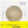 Image 1 : 1963 CANADIAN SILVER HALF DOLLAR