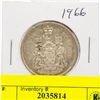 Image 1 : 1966 CANADIAN SILVER HALF DOLLAR