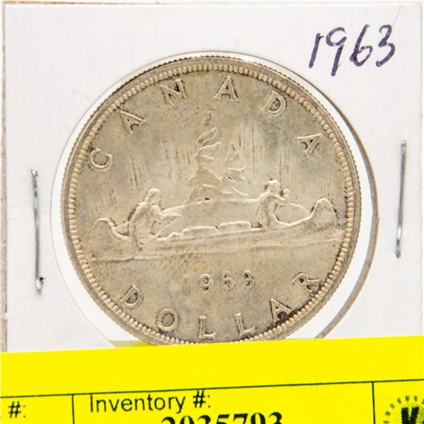 1963 CANADIAN SILVER DOLLAR