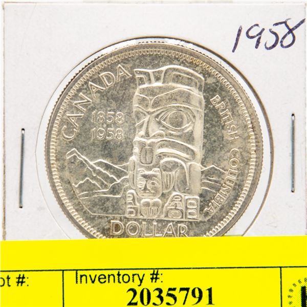 1958 CANADIAN SILVER DOLLAR