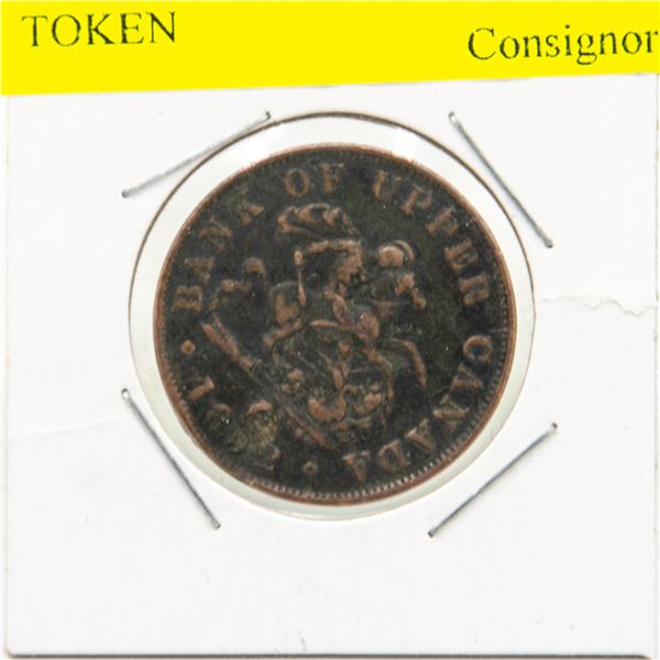 1832 UPPER CANADA HALF PENNY TOKEN