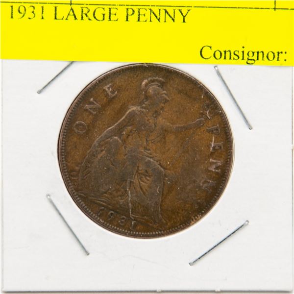 1931 LARGE PENNY