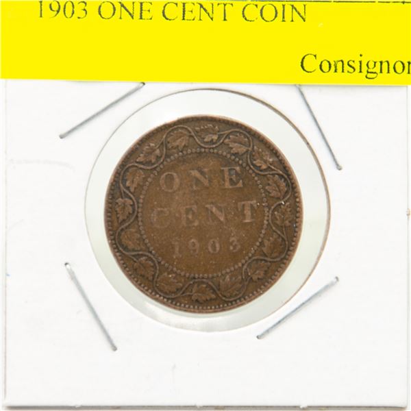 1903 ONE CENT COIN