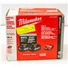 MILWAUKEE M18 CHARGER AND (2) XC8.0 AH BATTERIES