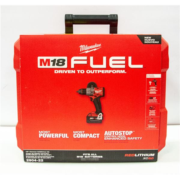 MILWAUKEE FUEL M18 1/2" HAMMER DRILL KIT 2904-22