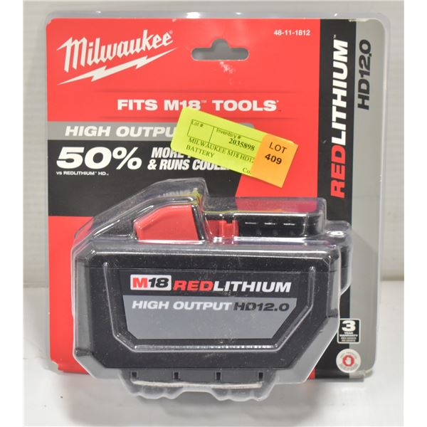 MILWAUKEE M18 HD12.0 AH BATTERY