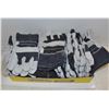 Image 1 : FLAT OF WATSON DENIM & LEATHER GLOVES APPROX SZ M