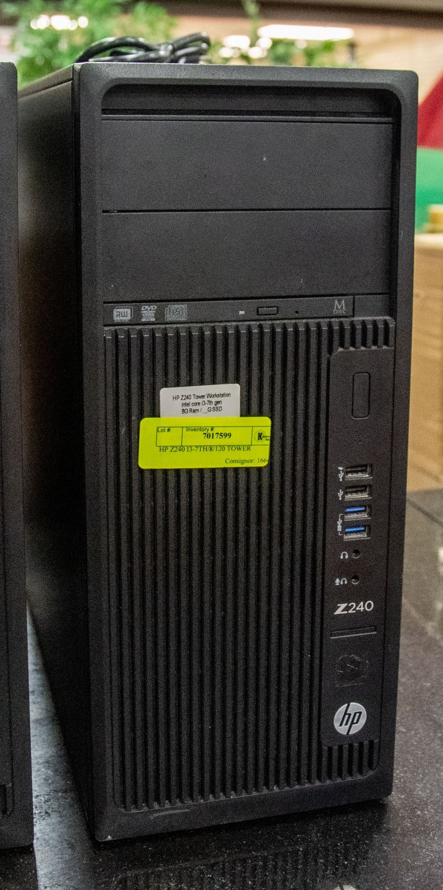 HP Z240 I3-7TH/8/120 TOWER
