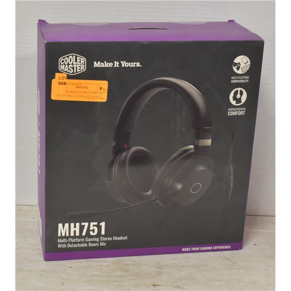 COOLER MASTER MH751 MULTI PLATFORM GAMING HEADSET