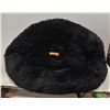 Image 1 : NEW UNBOXED XL SUPER SOFT BLACK SHAG DOUGHNUT PET