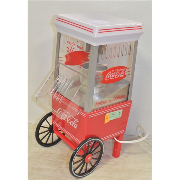 NOSTALGIC COCA COLA POPCORN MAKER